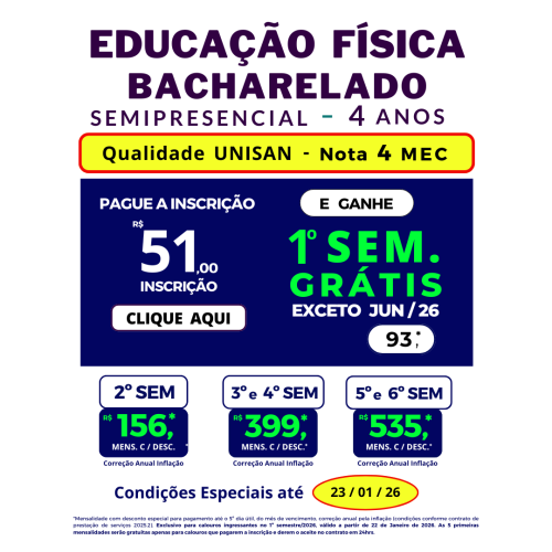 EDUCAÇÃO FÍSICA bacharel atualizado
