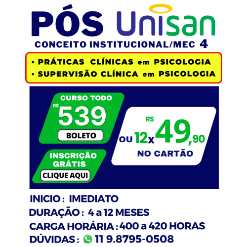 PÓS PSICOLOGIA